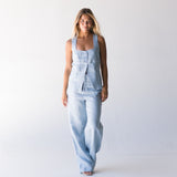Kayla Linen Pants - Lt Blue