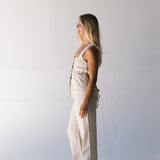 Olivia Linen Vest Top - Natural