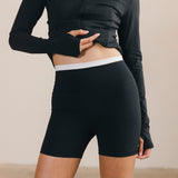 Fancy FitFlow Double Lined Shorts - Classic Black