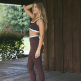 Fancy FitFlow Double Layered Athletic Bra - Glacier