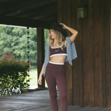 Fancy FitFlow Double Layered Athletic Bra - Glacier