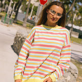South Beach Stripe Knit Sweater