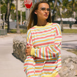 South Beach Stripe Knit Sweater