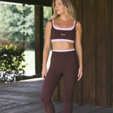 Fancy FitFlow Double Layered Athletic Bra - Peony