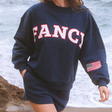 Oversized Terry Classic Mockneck