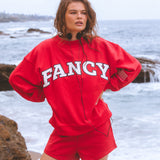 Oversized Terry Classic Mockneck