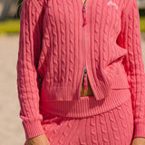 Foldover Knit Pant - South Beach Pink