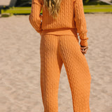Double-Zip Knit Jacket - Miami Mango