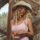 ComfortForm Halter Bra - Soft Pink