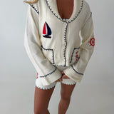 Anchor Knit Shorts - Cream