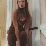ComfortForm Double Layer Tank - Warm Marrom Brown