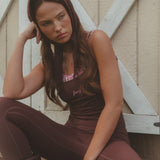ComfortForm Double Layer Tank - Warm Marrom Brown