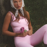 ComfortForm Double Layer Tank - Soft Pink