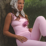 ComfortForm Double Layer Tank - Soft Pink