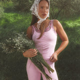 ComfortForm Double Layer Tank - Soft Pink