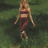 (Will ship in 1-2 weeks) ComfortForm Double Layer Classic Bra - Warm Marrom Brown