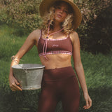 (Will ship in 1-2 weeks) ComfortForm Double Layer Classic Bra - Warm Marrom Brown