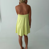 Farrah Strapless Mini Dress - Yellow