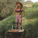 ComfortForm Leggings - Muted Plaid