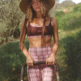 ComfortForm Leggings - Muted Plaid