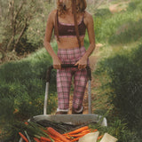 ComfortForm Leggings - Muted Plaid