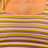 Flexion Classic Bra - Coconut Stripe