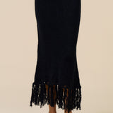 Parker Sweater Maxi Skirt - Black