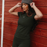 Fancy FitFlow Sculpt Tee - Evergreen