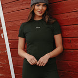 Fancy FitFlow Sculpt Tee - Evergreen