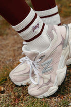 Fancy Flow Socks - Rich Burgundy