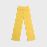 Foldover Knit Pant - Sunlight Yellow