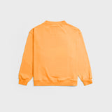 Fancy Oversized French Terry Mockneck - Miami Mango