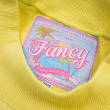 Fancy Oversized French Terry Mockneck - Sunlight Yellow