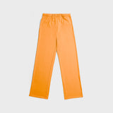 French Terry Straight Leg Drawstring Pants - Miami Mango