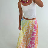 Gabi Printed Midi Skirt - Multi