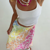 Gabi Printed Midi Skirt - Multi