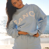 Fancy Fleece Lined Shorts - Ice Blue