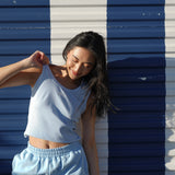 Fancy Tank Top - Ice Blue