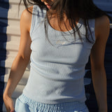 Fancy Tank Top - Ice Blue