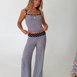 Tessa Polka Dot Set - Black/White