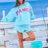 (PREORDER) Oversized Terry Classic Mockneck - Spearmint
