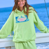 Tri Blend Hoodie - Lime