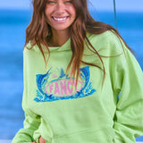 Tri Blend Hoodie - Lime