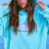 Tri Blend Hoodie - Teal