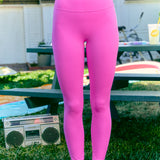 Ease Leggings - Pink Punch