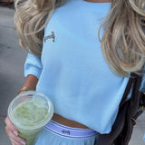 Fancy Waffle Knit Pants - Glacier