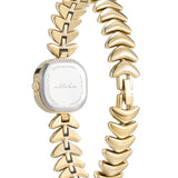 Metal Moderna Bracelet Watch in Gold: Mother of Pearl Dial with Gold