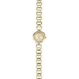 Open Circle Bracelet Watch in Gold