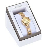 Open Circle Bracelet Watch in Gold