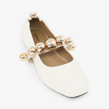 Colleen Ballett Flats - White